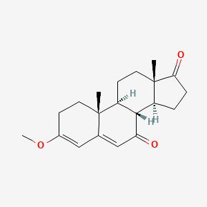 molecular formula C20H26O3 B1208634 3-Methoxy-androsta-3,5-diene-7,17-dione CAS No. 7153-19-7