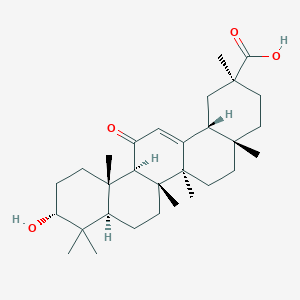 molecular formula C30H46O4 B1208639 3alpha-Hydroxyglycyrrhetinic acid 
