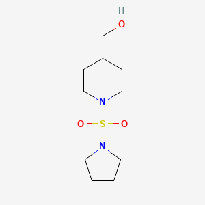 [1-(Pyrrolidine-1-sulfonyl)piperidin-4-yl]methanol