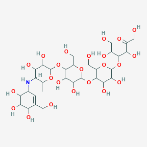 molecular formula C31H53NO23 B12086396 alpha-D-Glucosyl Acarbose D-Fructose IMpurity 