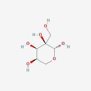 molecular formula C6H12O6 B1208645 beta-D-hamamelose CAS No. 4983-62-4