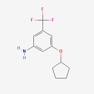 3-(Cyclopentyloxy)-5-(trifluoromethyl)aniline