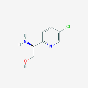 (2s)-2-Amino-2-(5-chloro(2-pyridyl))ethan-1-ol