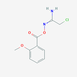 O1-(2-methoxybenzoyl)-2-chloroethanehydroximamide