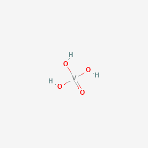 molecular formula H3O4V B1208672 钒酸 