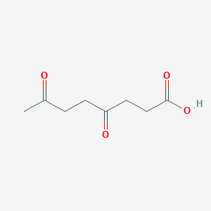 molecular formula C8H12O4 B1208674 4,7-二氧代辛酸 CAS No. 20577-46-2