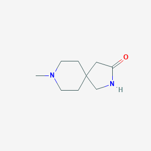 molecular formula C9H16N2O B120868 8-甲基-2,8-二氮杂螺[4.5]癸烷-3-酮 CAS No. 154495-67-7