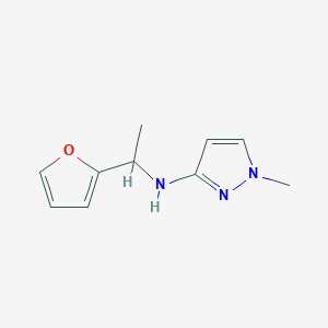 N-[1-(furan-2-yl)ethyl]-1-methyl-1H-pyrazol-3-amine