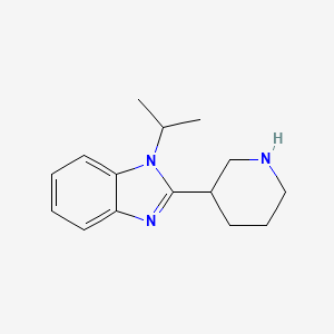 2-(Piperidin-3-yl)-1-(propan-2-yl)-1H-1,3-benzodiazole