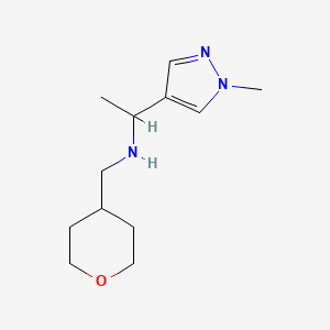 1-(1-Methyl-1H-pyrazol-4-yl)-N-((tetrahydro-2H-pyran-4-yl)methyl)ethanamine