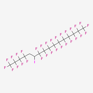 Hexadecane, 1,1,1,2,2,3,3,4,4,5,5,6,6,7,7,8,8,9,9,10,10,13,13,14,14,15,15,16,16,16-triacontafluoro-11-iodo-