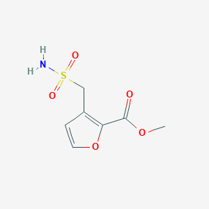 Methyl 3-(sulfamoylmethyl)furan-2-carboxylate