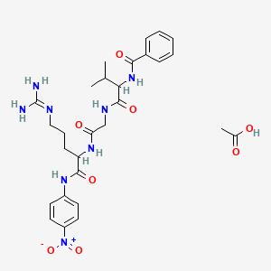 molecular formula C28H38N8O8 B12086981 Pefachrome(R) try* 