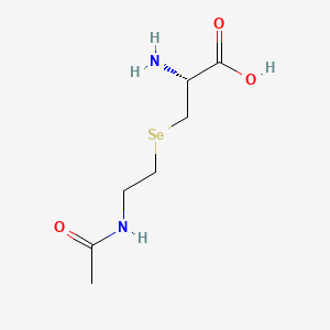 B1208700 epsilon-N-Acetylselenalysine CAS No. 71800-46-9
