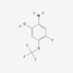 2-Amino-4-fluoro-5-(trifluoromethoxy)phenol