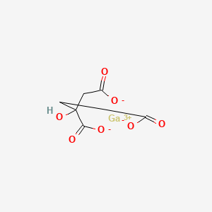 molecular formula C6H5GaO7 B1208723 Gallium citrate CAS No. 27905-02-8