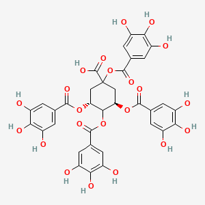 molecular formula C35H28O22 B1208731 1,3,4,5-tetra-O-galloylquinic acid CAS No. 109008-79-9