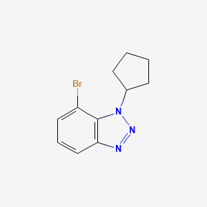 7-Bromo-1-cyclopentyl-1H-benzo[d][1,2,3]triazole