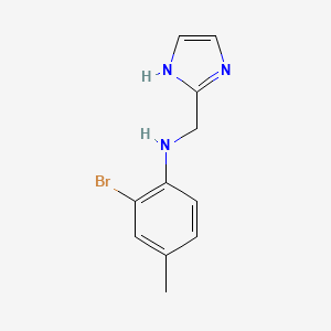 2-bromo-N-(1H-imidazol-2-ylmethyl)-4-methylaniline