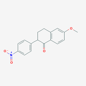 6-Methoxy-2-(4-nitrophenyl)-3,4-dihydronaphthalen-1(2H)-one