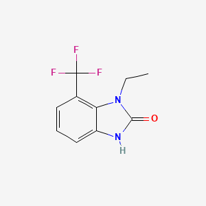 1-Ethyl-7-(trifluoromethyl)-1H-benzo[d]imidazol-2(3H)-one