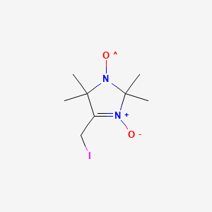 B1208779 4-Iodomethyl-2,2,5,5-tetramethyl-3-imidazoline-3-oxide-1-oxyl CAS No. 73514-39-3