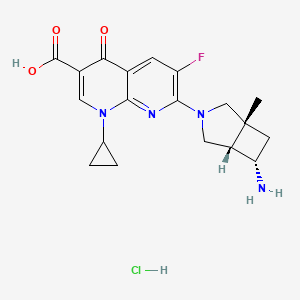 B1208782 Ecenofloxacin hydrochloride CAS No. 162424-67-1