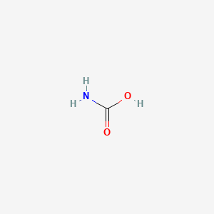 molecular formula NH2COOH<br>CH3NO2 B1208785 Carbamic acid CAS No. 463-77-4