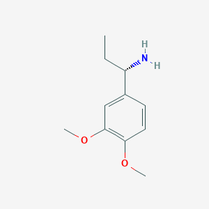 (S)-1-(3,4-Dimethoxyphenyl)propan-1-amine