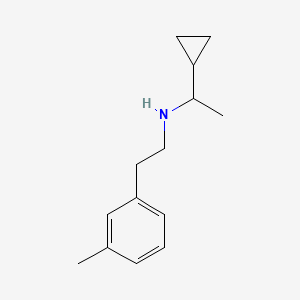 (1-Cyclopropylethyl)[2-(3-methylphenyl)ethyl]amine