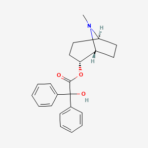 B1208797 N-Methyltropanyl benzilate CAS No. 64471-12-1