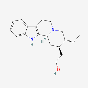 molecular formula C19H26N2O B1208798 17-羟基考里南 CAS No. 2270-72-6
