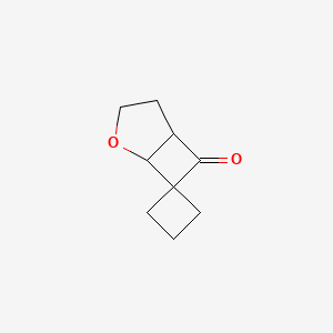 molecular formula C9H12O2 B12088084 4-Oxaspiro[bicyclo[3.2.0]heptane-6,1'-cyclobutane]-7-one 