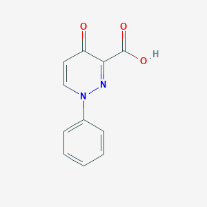 molecular formula C11H8N2O3 B120884 4-氧代-1-苯基-1,4-二氢-3-吡啶甲酸 CAS No. 147920-37-4