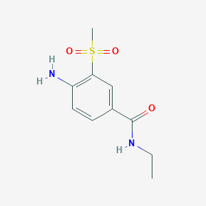 4-Amino-N-ethyl-3-(methylsulfonyl)benzamide