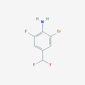 2-Bromo-4-(difluoromethyl)-6-fluoro-aniline