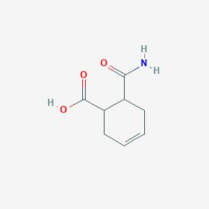 B1208854 3-Cyclohexene-1-carboxylic acid, 6-(aminocarbonyl)- CAS No. 2028-12-8