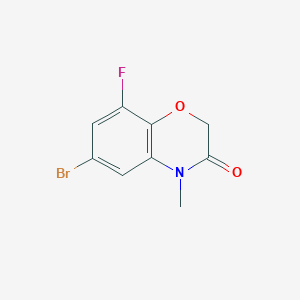 6-Bromo-8-fluoro-4-methyl-2H-benzo[b][1,4]oxazin-3(4H)-one