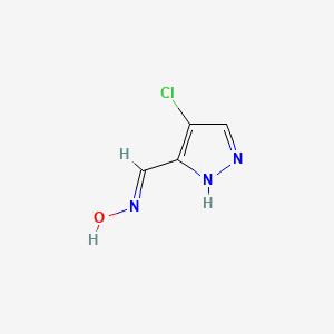 4-Chloro-1h-pyrazole-3-carbaldehyde oxime