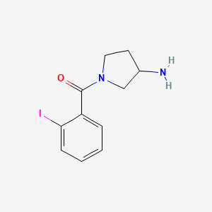 1-(2-Iodobenzoyl)pyrrolidin-3-amine