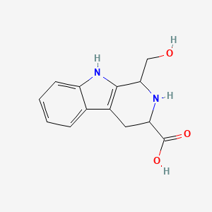 molecular formula C13H14N2O3 B1208906 1-Hydroxymethyl-tetrahydro-beta-carboline-3-carboxylic acid CAS No. 73198-02-4