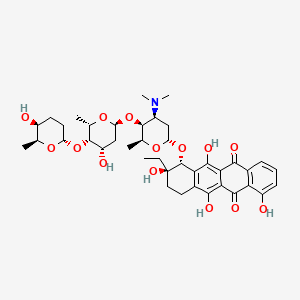 molecular formula C40H53NO14 B1208911 Cosmomycin B CAS No. 40795-73-1