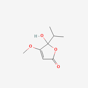 5-Hydroxy-4-methoxy-5-(1-methylethyl)-2(5H)-furanone