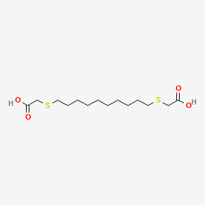 molecular formula C14H26O4S2 B1208918 1,10-Bis(carboxymethylthio)decane CAS No. 32827-49-9