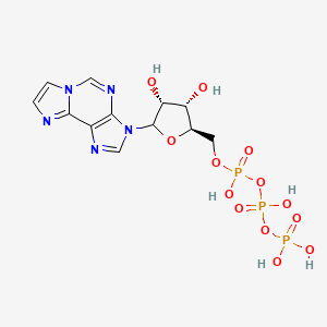 molecular formula C12H16N5O13P3 B1208921 Etheno adenosine triphosphate CAS No. 37482-17-0
