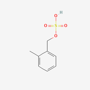 molecular formula C8H10O4S B1208940 2-Methylbenzylsulfate CAS No. 76773-80-3