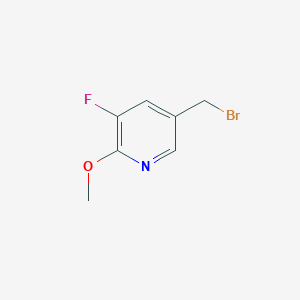 5-(Bromomethyl)-3-fluoro-2-methoxypyridine