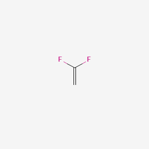 molecular formula C2H2F2<br>CH2=CF2<br>C2H2F2 B1208946 氟乙烯 CAS No. 75-38-7