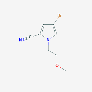 4-Bromo-1-(2-methoxyethyl)-1H-pyrrole-2-carbonitrile