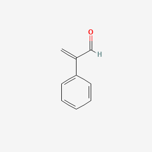molecular formula C9H8O B1208947 Atropaldehyde CAS No. 495-10-3